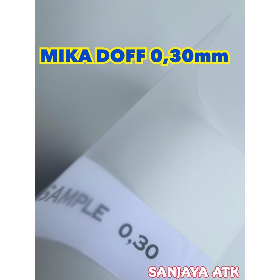 

Termurah!!! Cover Mika Jilid Doff Atau Emboss 0.30 A4 Isi 100 Lembar New