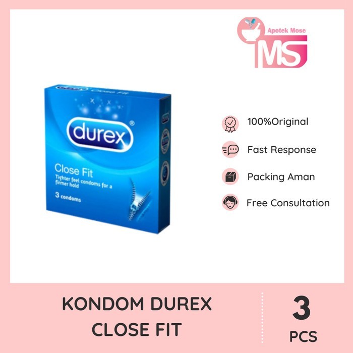 KONDOM DUREX CLOSE FIT ISI 3