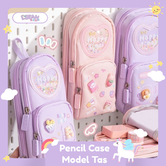 

Terlaris PENCIL CASE HIASAN GLITTER KARAKTER 3D MODEL TAS LUCU KOREA SALE