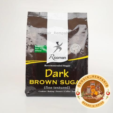 

Ricoman Dark Brown Sugar 1Kg Terlaris