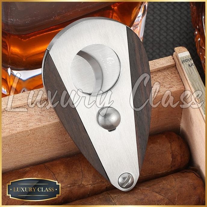 

Cigar Cutter Wood Teardrop Shaped Zinc Alloy, Alat Pemotong Cerutu