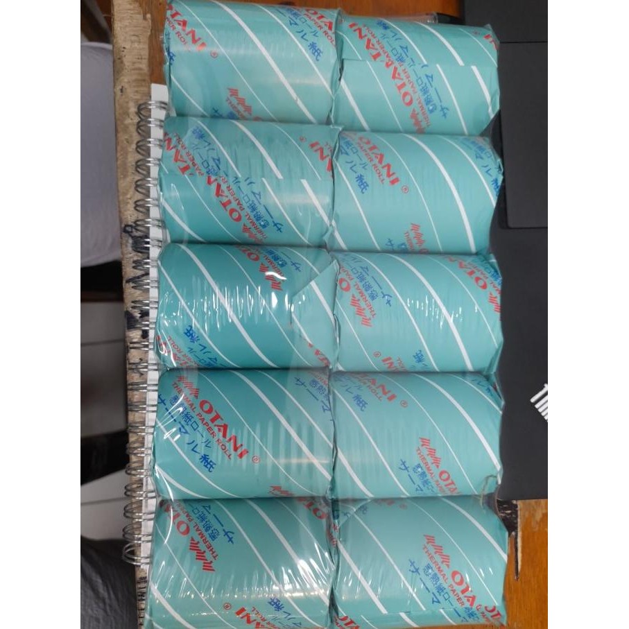 

kertas thermal mesin kasir ( perpack isi 10 roll ) stok terbatas