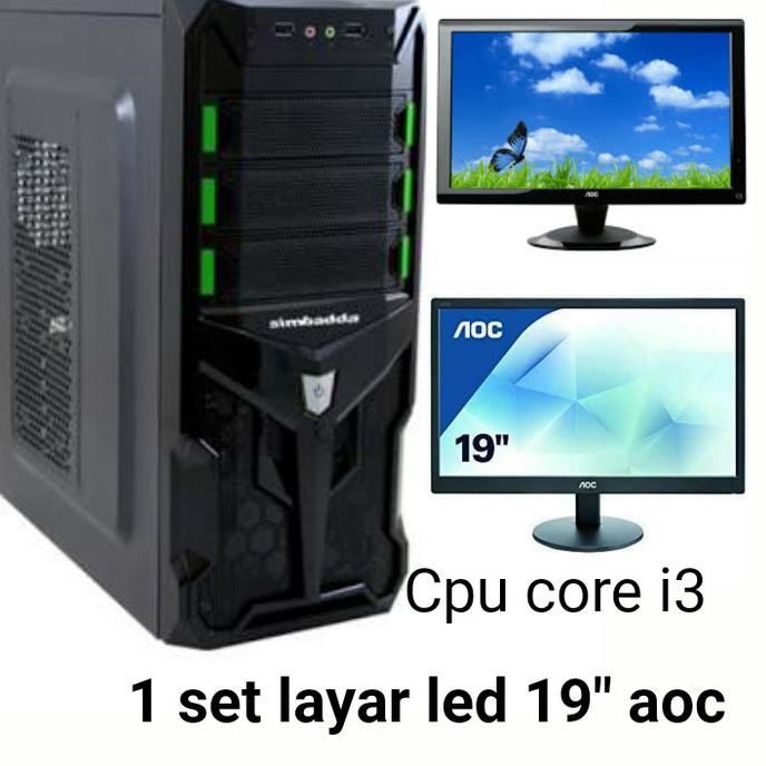 tersedia cpu rakitan req core i5 ram 8 gb ssd 120 lengkap