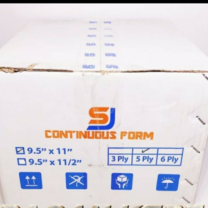 

Kertas Continuous Form 5 Ply..9.5X11 Sj Standar New