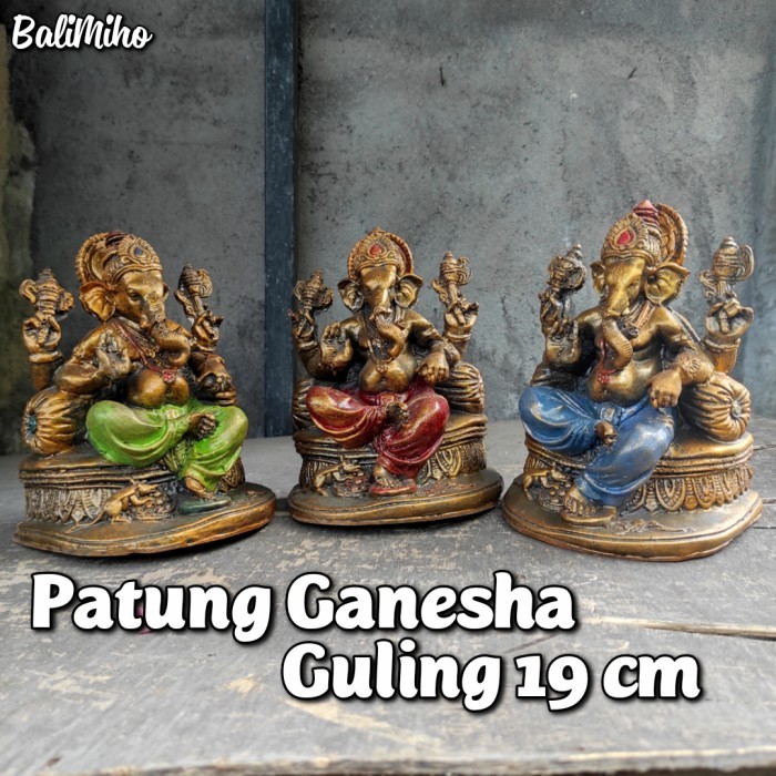 New - Patung Ganesha 19 Cm Antik/Patung Dewa Ganesha/Patung Ganesa/Dewa