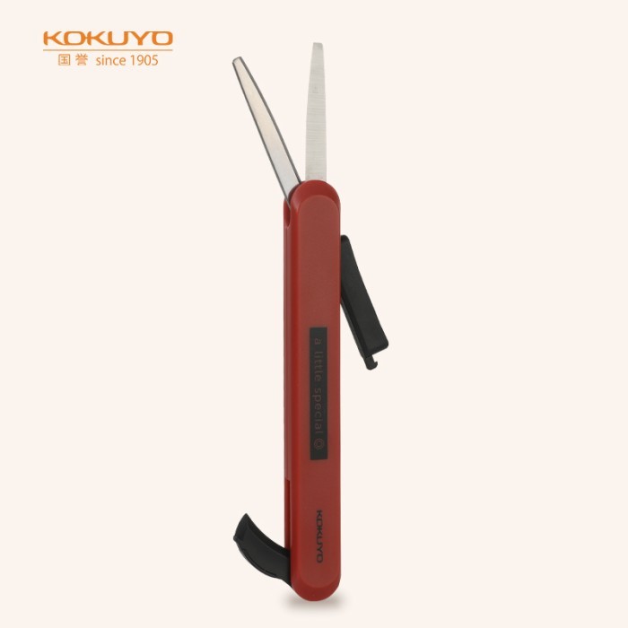 

Terlaris KOKUYO a little special Portable Scissors Cutter WSG-HSS320Red SALE