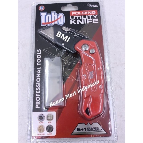 

Terlaris Cutter TOHO Folding Utility Knife Pisau Lipat Cutter Gipsum SALE