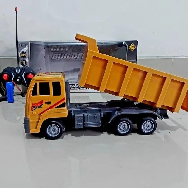 Mainan Rc Dump Tru Pasir Remote Control - Mobilan Truk Fuso Remot