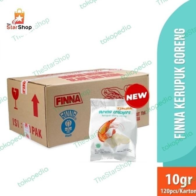 

Kerupuk Finna Sachet - Krupuk Fina Saset 1 Dus - Kerupuk Udang Finna New