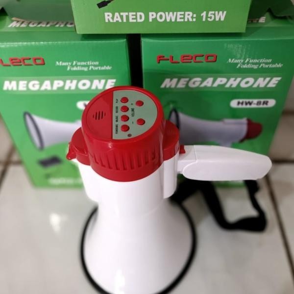 Megaphone Fleco Hw-8R Rechargeable / Geras Suara Merekam