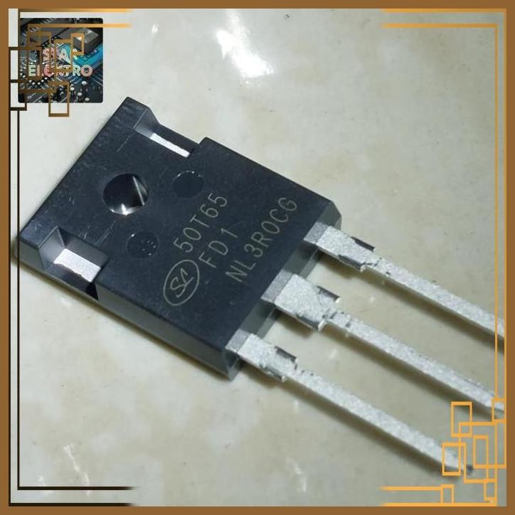 [SRE] 50T65 FD1 To-247 Body PVC 50T65FD1 FDI 50T65FDI SL SGT50T65FD1P7 IGBT 50A 235W 650V SiLan Tran