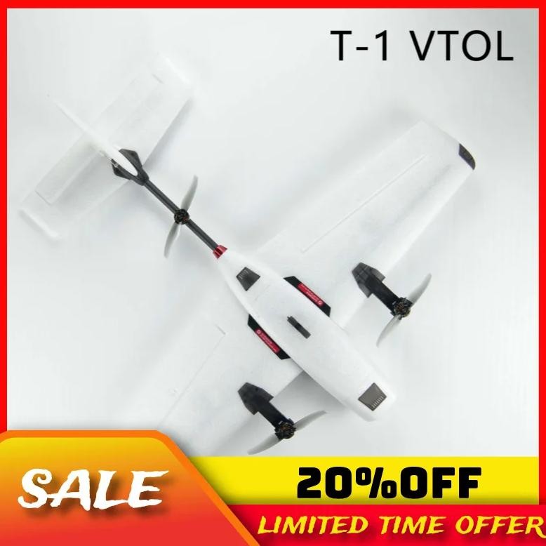 HEEWING T1 VTOL-PNP WITHOUT FC FPV AIRPLANE 730MM WINGSPAN EPP PLANE-PNP RC PLANE WHITE