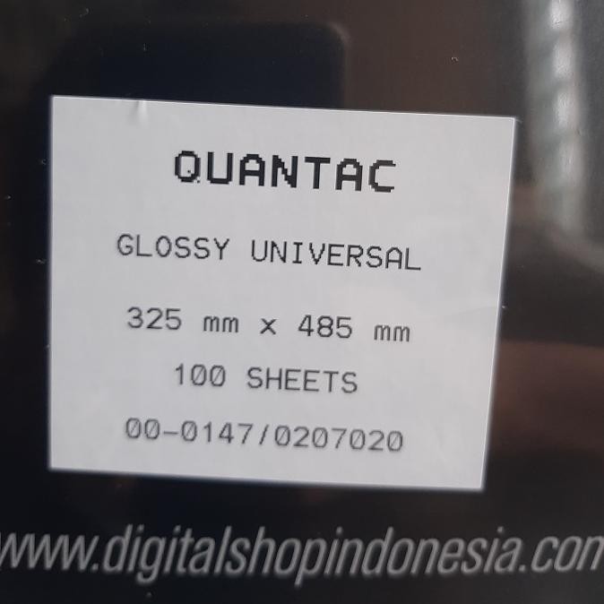 Sticker Vinyl A3+ Quantac Glossy