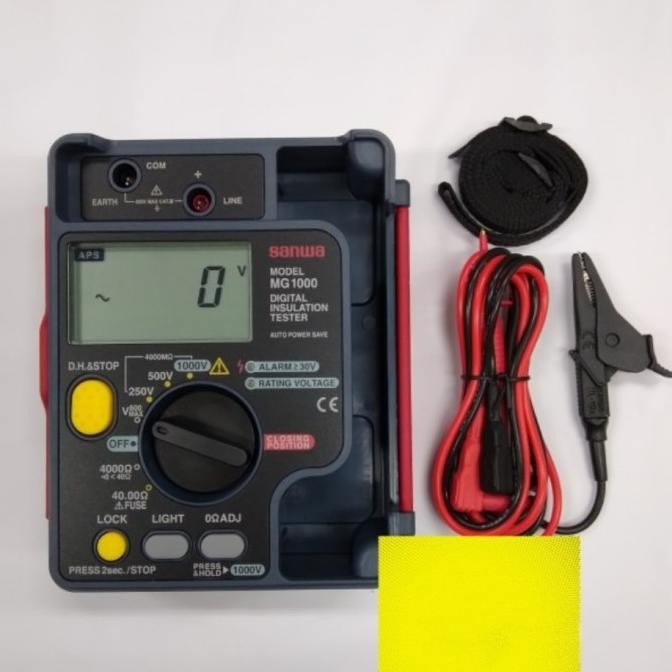 Digital Insulation Resistance Tester Sanwa Mg1000 / Mg 1000  Ready