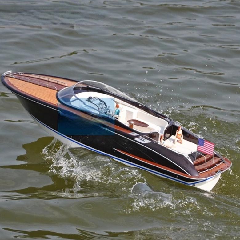 RC BOAT MODEL YACHT REVIVAL LUXURY YACHT FINISHED BOAT BIKINI FIGURE MODEL SCALE BOAT FAST BOAT