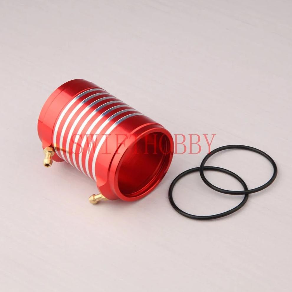 ALUMINUM WATER COOLING JACKET 36 SERIES FOR MARINE MOTOR RC BOAT RED B36 BRUSHLESS MOTOR L45MM L65MM