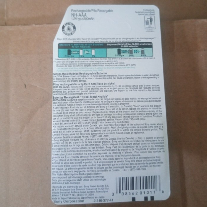 Batrei Sony A3 Charger Sony Aaa Baterai Charger Sony A3 4300Mah Isi 4