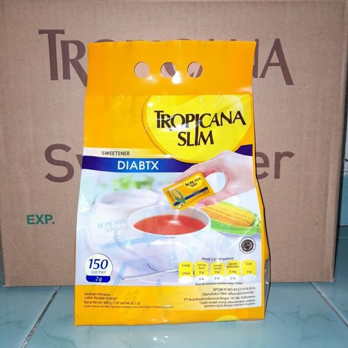 

Tropicana Slim Sweetener Diabtx 150 sachet