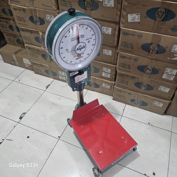 Timbangan Duduk Jarum Nagata A100W 100Kg / 200Gr / Timbangan Mekanik  Ready