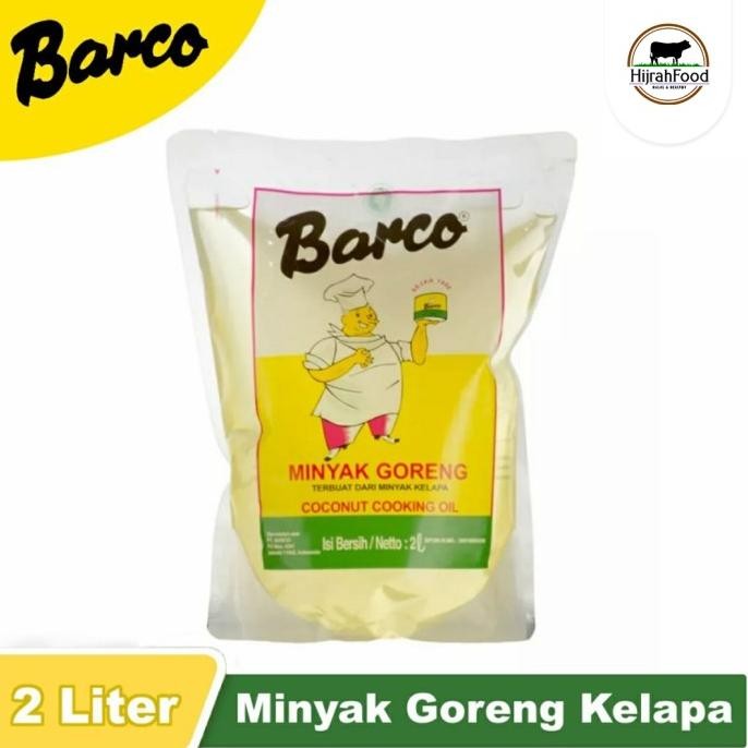 

BARCO Minyak Goreng Kelapa Sehat | Coconut Cooking Oil - Pouch 2 Liter