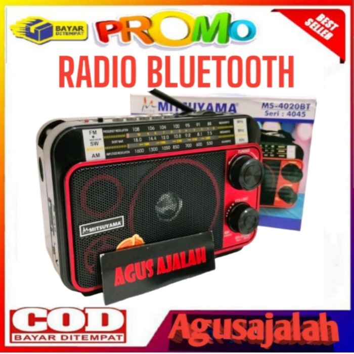 TERBARU Cod_ Radio fm bluetooth cas rechargeable jinlong RADIO AM FM SW
