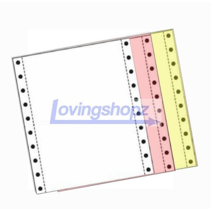 

Baru Continuos Form Office Max 91/2 X 11Inch , 3Ply