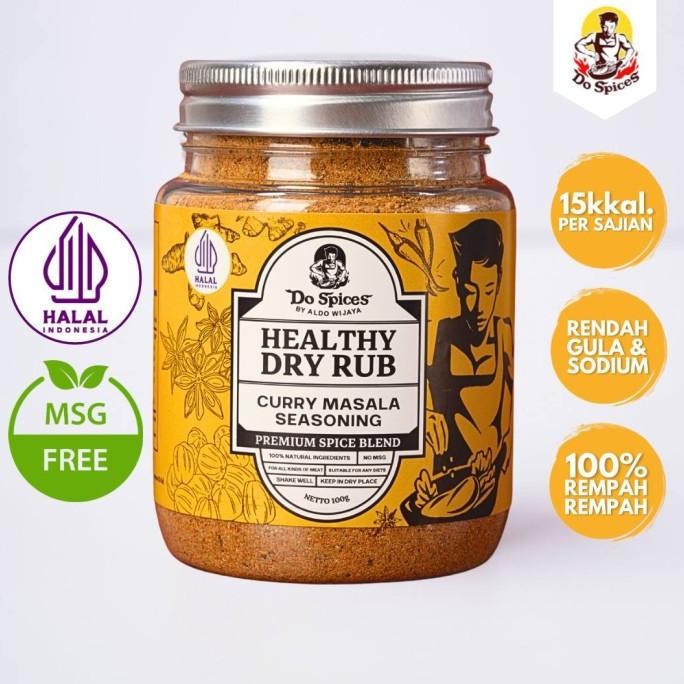 

Dospices Healthy Dry Rub Bumbu marinasi rendah kalori [Curry Masala seasoning]