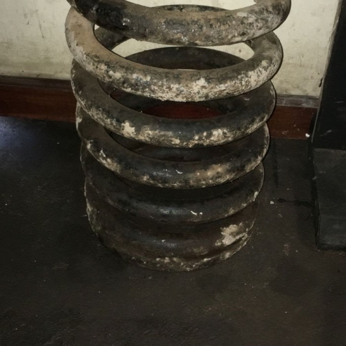 Per Tekan kawat 30mm OD 240mm Panjang 400mm Baja