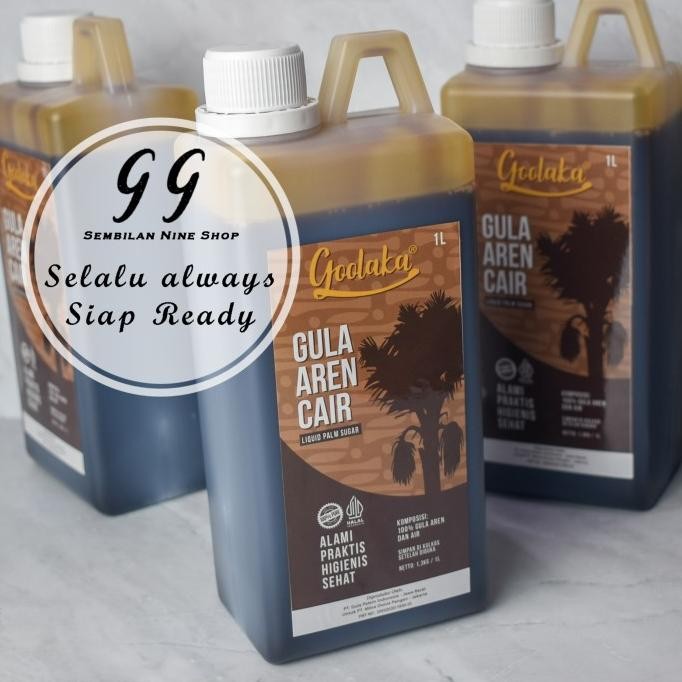 

Goolaka Gula AREN CAIR 1 Liter Liquid Palm Sugar Gula Merah Brown