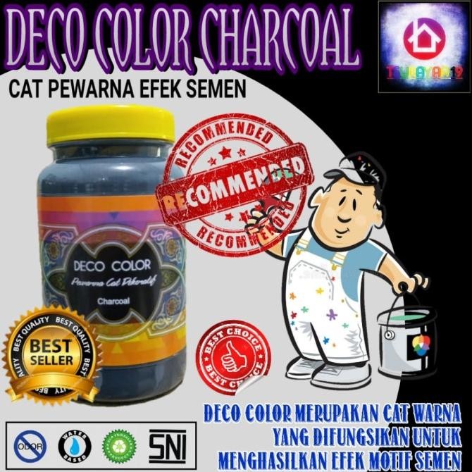 

Pewarna Cat Dekoratif - Deco Color Charcoal - Kemasan 350 Ml
