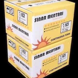 

NEW Continuous form SINAR MENTARI 9,5" X 11" 3 Ply NCR PRS