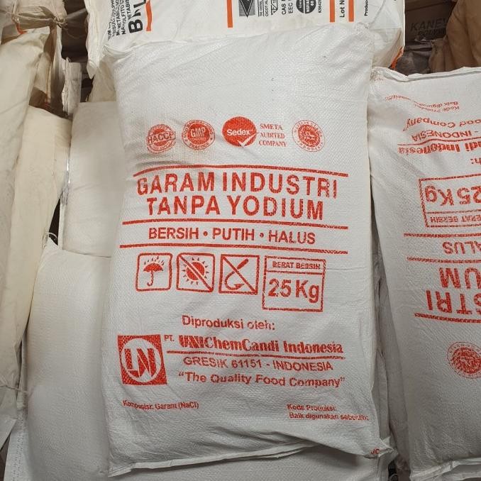 

BEBAS ONGKIR - Garam Halus Industri Non Yodium Ex Unichem - 25 kg