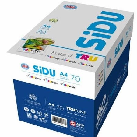 

BEBAS ONGKIR - Kerta HVS Sinar Dunia ( SiDu ) A4 70 gr 1 dus / 5 Rim