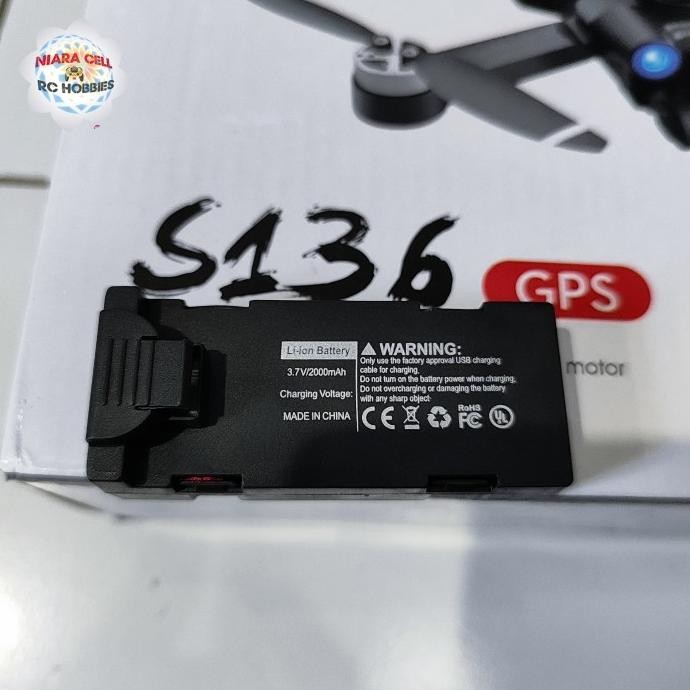 TERMURAH - BATERAI DRONE POLLTAR JG99 dan S132 ORIGINAL 7.4VOLT