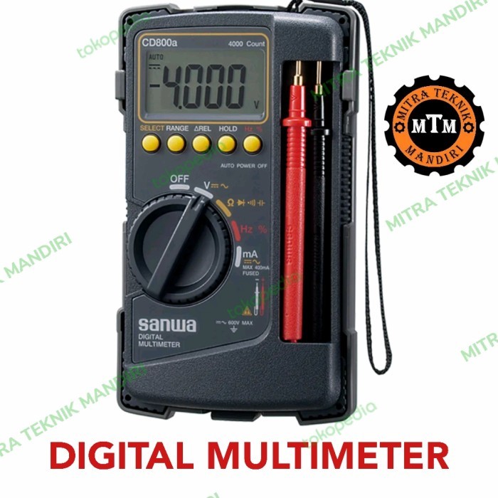 Paling Baik Alat Ukur Digital Multimeter Avometer Multitester Sanwa