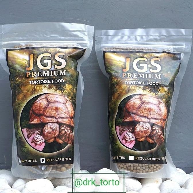 JGS Premium tortoise food 250 gram / makanan kura darat / pelet kura