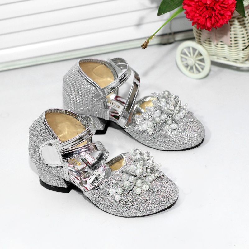 Sandal Anak Perempan Sandl Kondangan Sol Empuk Sepatu Sandal Fashion Anak Perempuan Hak Tahu Ringan 