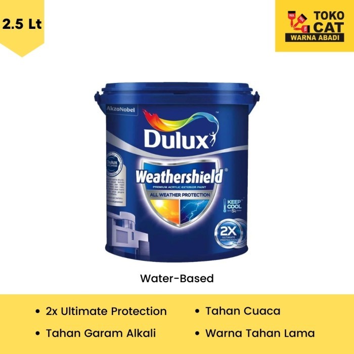 Cat Exterior Dulux Weathershield Dualshield 2.5 Liter