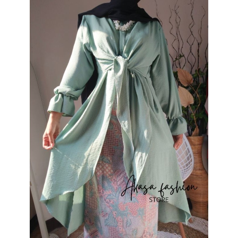 Buju Busana Wsnita Terbaru Atasan Tinik 2025 Premium Import Tunic Korean Style Tonic Midi Baru Masa 