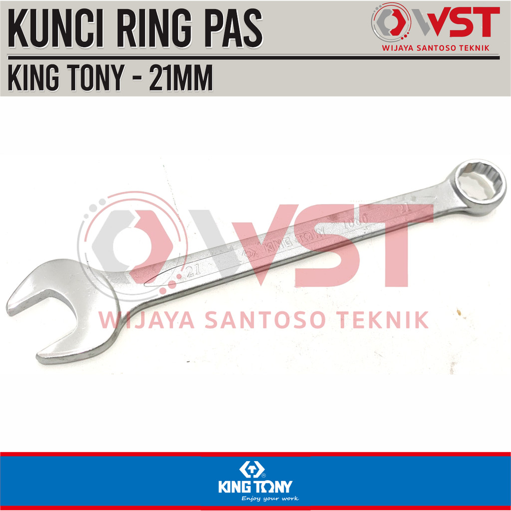 King Tony Kunci Ring Pas 21mm / Kunci Kombinasi 21 mm Pas Ring