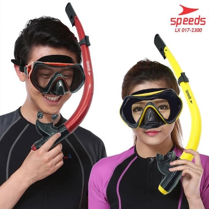 TERMURAH - Kacamata snorkeling Set alat snorkeling original Gratis Tas speeds