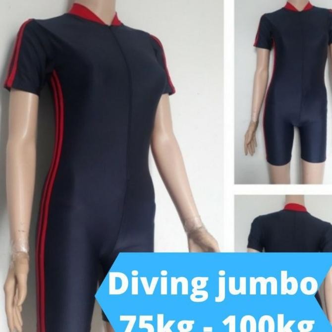 TERLARIS - Baju renang wanita dewasa jumbo/big size baju renang jumbo