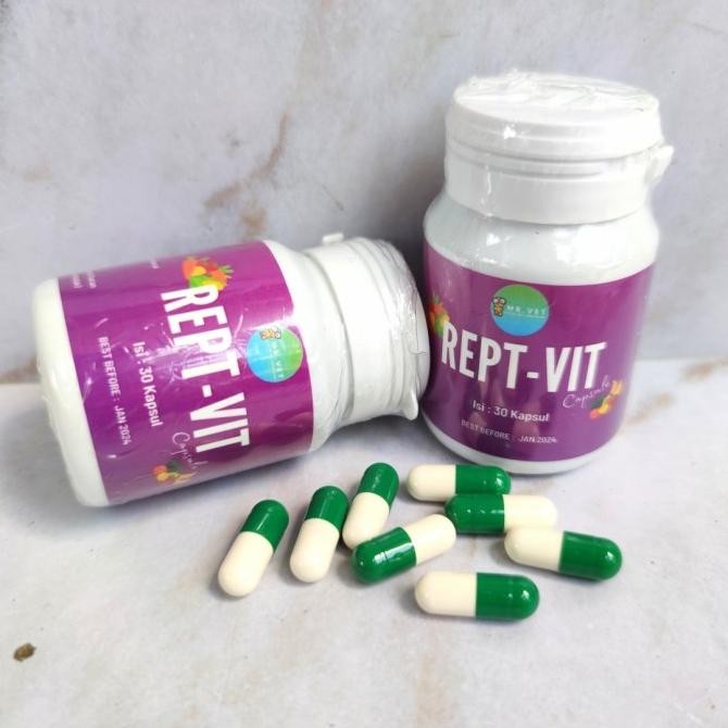 Rept Vit by Mr Vet, Vitamin Reptil, Rept Vit Capsul, Sulcata, Pardalis