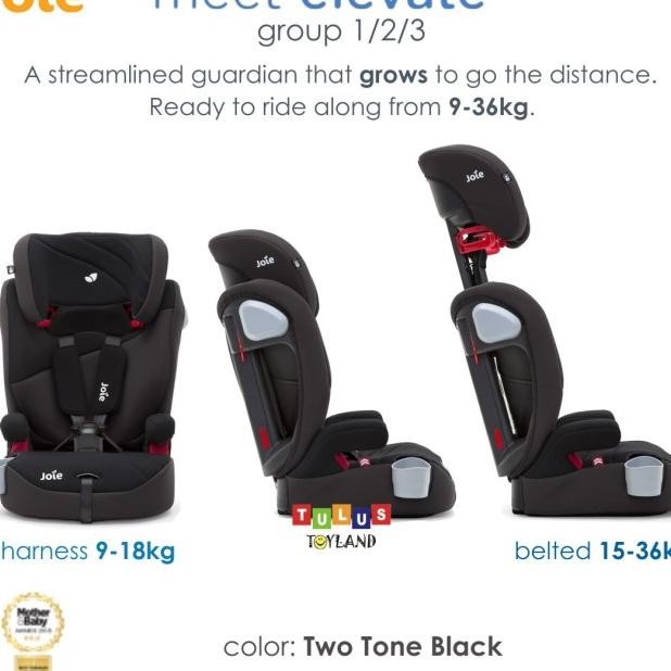 Car Seat Joie Elevate Booster Car Seat Dudukan Kursi Mobil Anak
