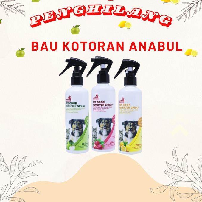 NOVAMOS Penghilang Bau Kotoran Kucing & Anjing Spray
