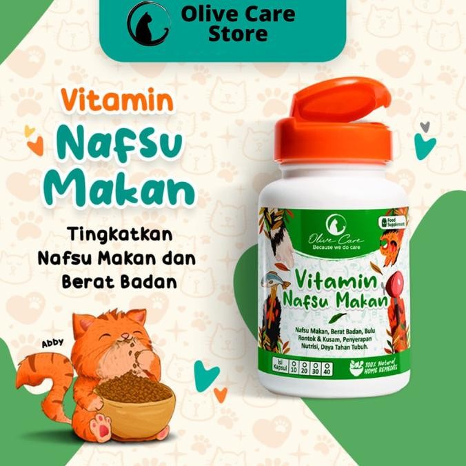 VITAMIN KUCING PENAMBAH NAFSU MAKAN Berat Badan Kurus Gemuk Bulu Obat