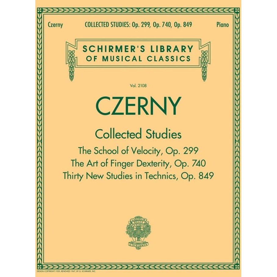 Czerny Collected Studies (Op. 299, 740, 849) Premium