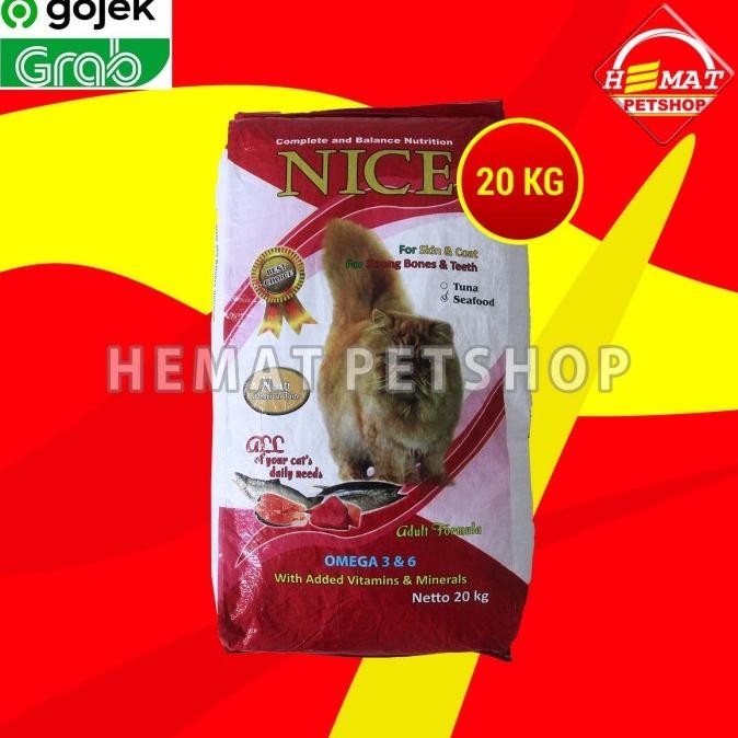 Makanan Kucing Nice Cat 20 Kg / NiceCat 20Kg / Gojek Only