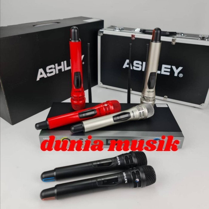 Promo Mic Wireless Ashley Vocal Artis / Vocalartis Waran Bisa Di Pilih