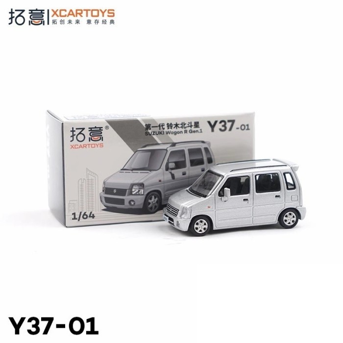 Y37-01 XCARTOYS 1/64 Suzuki Wagon R Silver Karimun Diecast Mobil